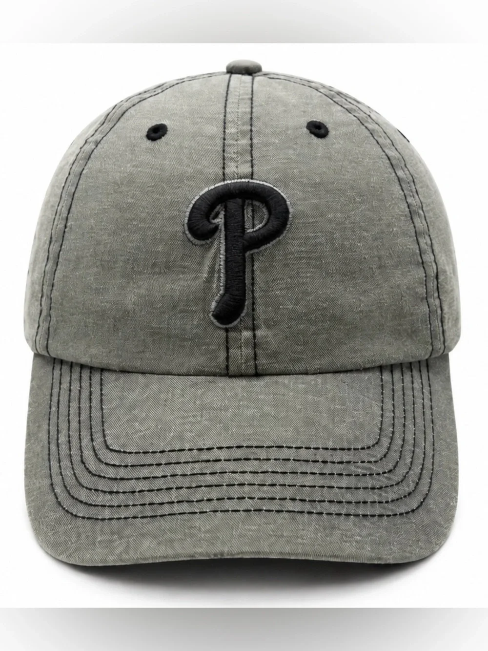 Philadelphia Phillies MLB Washed Gray Kids Baseball Cap